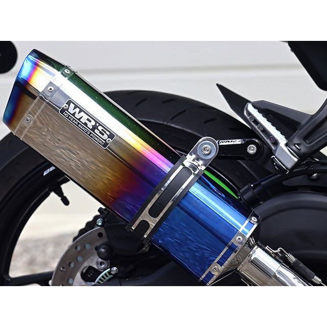 ダブルアールズ JMCA スリップオン SS-OVAL 焼き色チタンサイレンサー ZX-4R SE/ZX-4RR SB4440JM