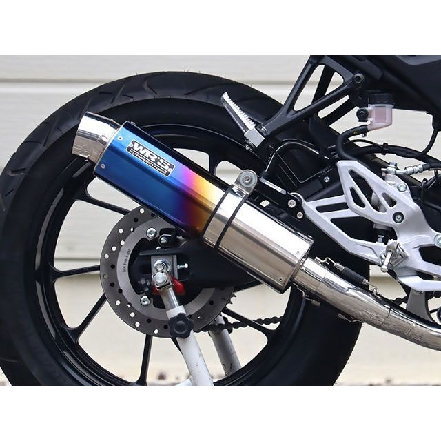 ダブルアールズ JMCA フルエキゾースト ラウンド・焼き色チタンサイレンサー LS2140JM