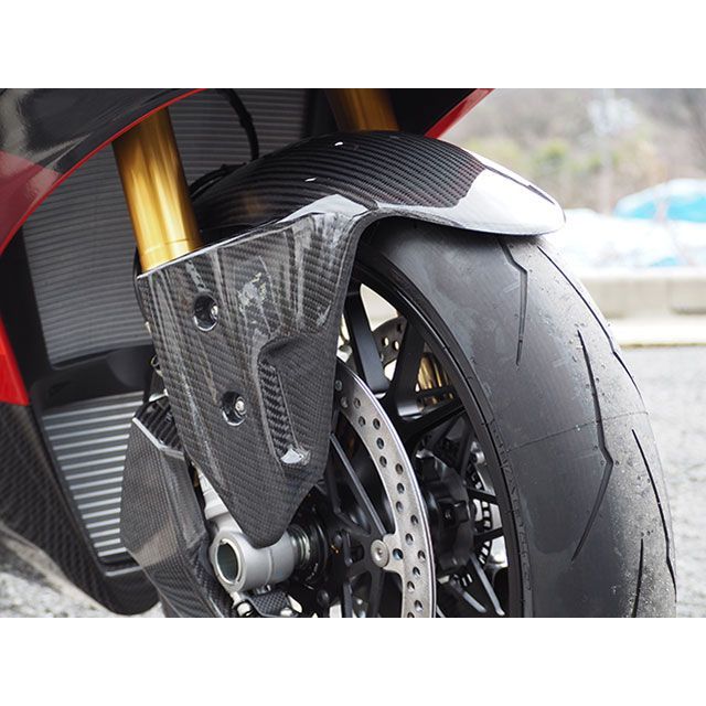マジカルレーシング フロントフェンダー Panigale V4R 材質 綾織りカーボン製 D01-V4R24-400A|モトメガネ 店