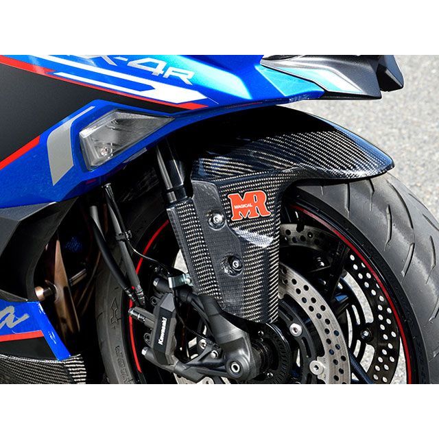 マジカルレーシング フロントフェンダー ZX4R/RR/SE 材質 平織りカーボン製 001-ZX423-400C