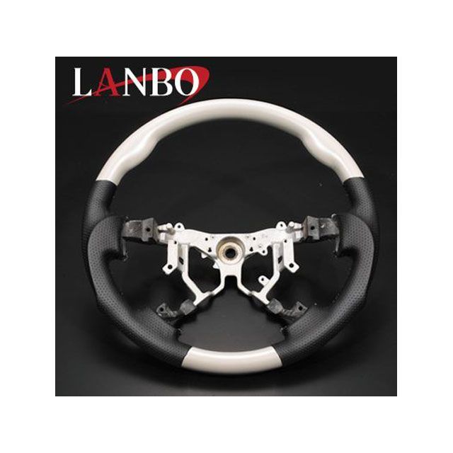 LANBO オリジナルコンビステアリング 200ハイエース 1-3型（ホワイトパールクリスタルシャイン） LSTH200-3-070｜モトメガネ 店 29,057円