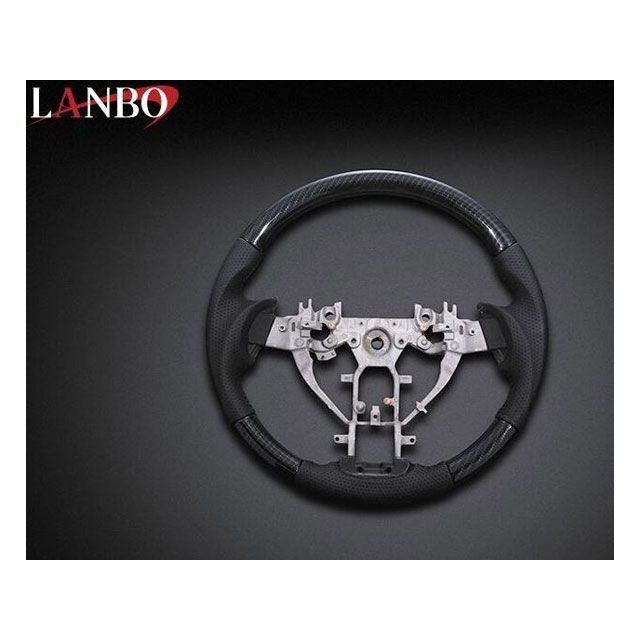 LANBO オリジナルコンビステアリング ガングリップ NV350キャラバンE26 後期（カーボン） SN012D