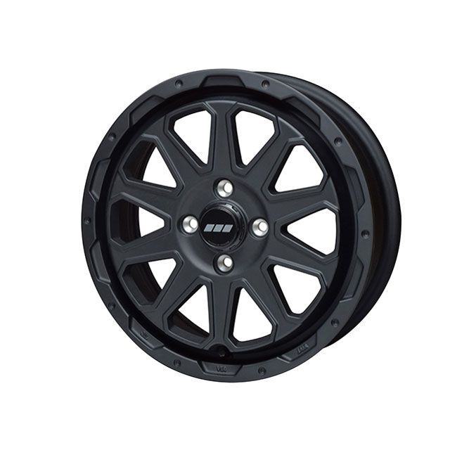 トライアルファ レオウィング クロスヴェイル 15×5.0J 4本セット（マットブラック）