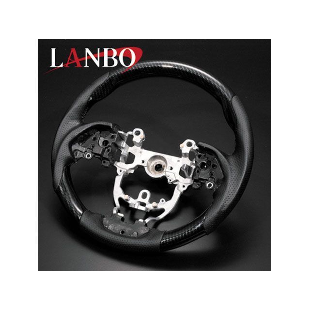 LANBO オリジナルコンビステアリング プリウス ZVW50/51/55（ブラックカーボン） LS186｜モトメガネ 店