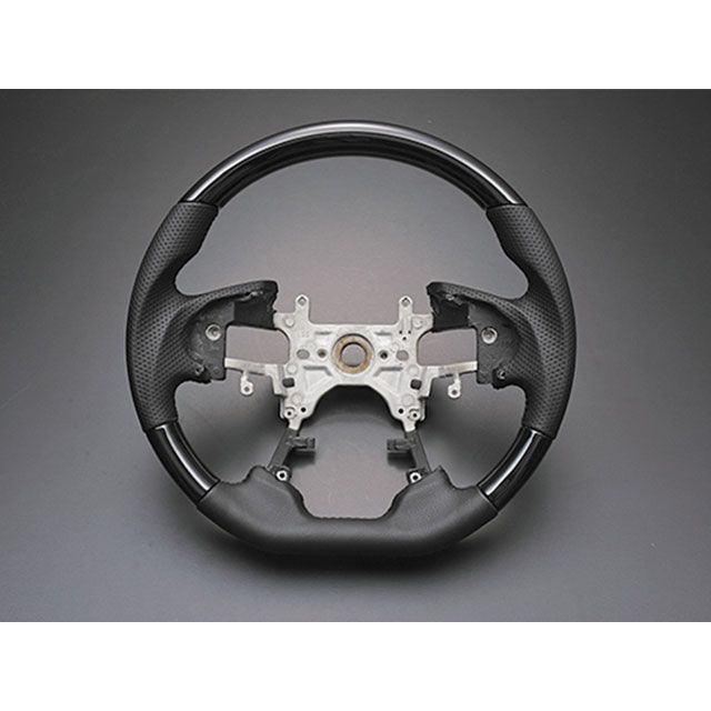 LANBO オリジナルコンビステアリング ガングリップ オデッセイ RC1-4(黒木目) LSH18A|モトメガネ 店