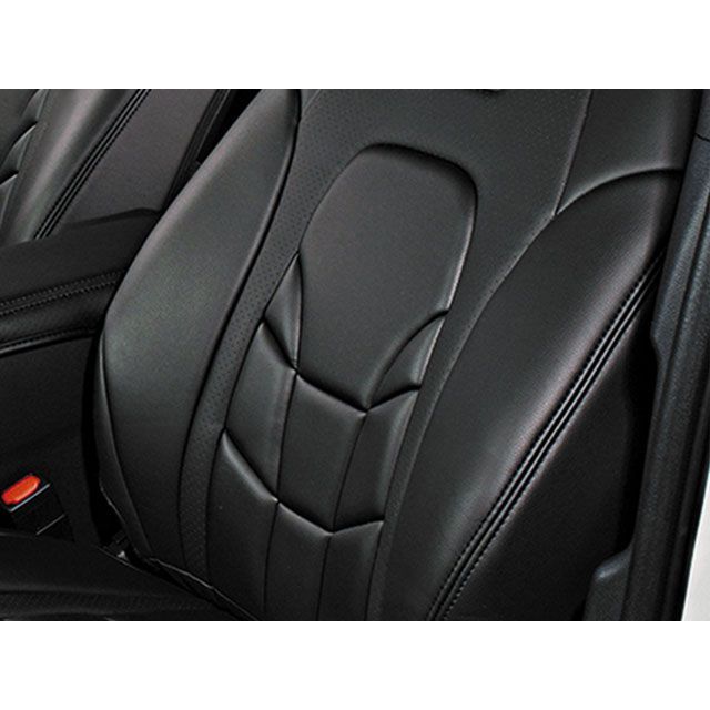 LANBO レザーシートカバー Type VOID C-HR ZYX10（ブラック×ブラックパンチング） VOID-1715-BK