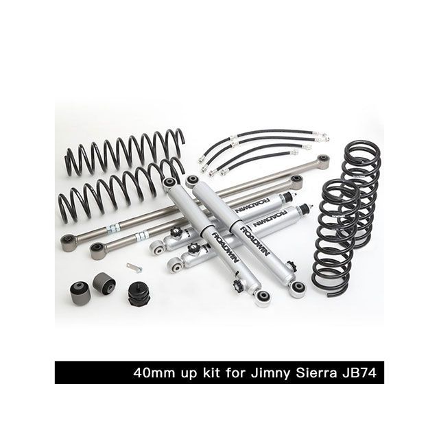 APIO 7440TIサスペンションキットJB74/40mmアップ（ブラックメタリック/シルバーメタリック） ・10341AE｜モトメガネ 店