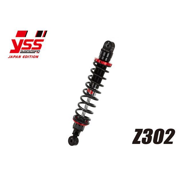 YSS リアサスペンション ツインショック RZ302 ブラックシリーズ（体重：60～90kg）2本セット MONKEY125 116-21218010A
