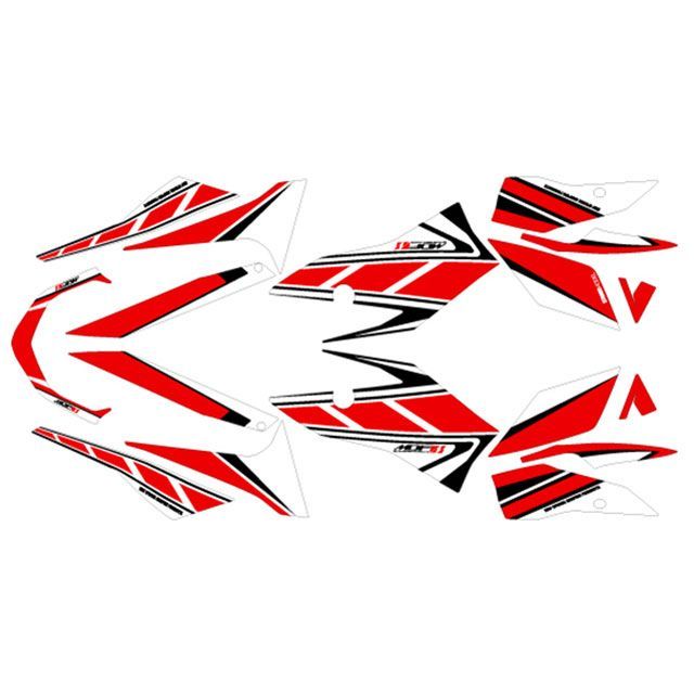 【メーカー直送】エムディーエフ XMAX(2023-2024) グラフィックキット ストロボモデル(レッド) XMAX タイプ コンプリートセット M23XMAX-D-RD-ALL|モトメガネ 店
