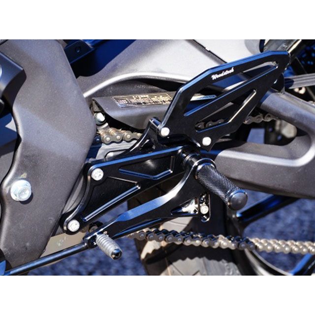 ウッドストック バックステップキット(シルバー) YZF-R125 YZF-R15 WBS-Y19-SL|モトメガネ 店