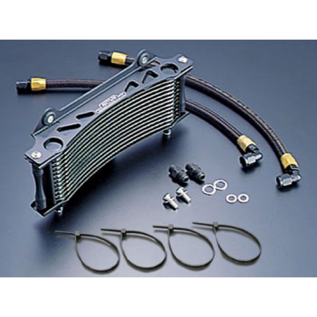 アクティブ オイルクーラーキット ラウンド ＃8 9-10R ブラック仕様 GSX1100S AC14035910B｜モトメガネ 店 57,146円