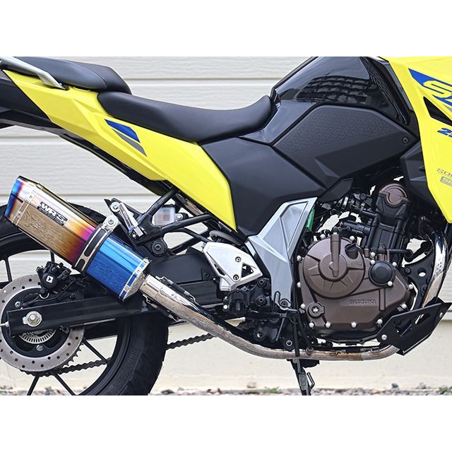 ダブルアールズ JMCA フルエキゾースト SS-OVAL 焼き色チタンタイプ Vストローム250SX LB3260JM 45,287円