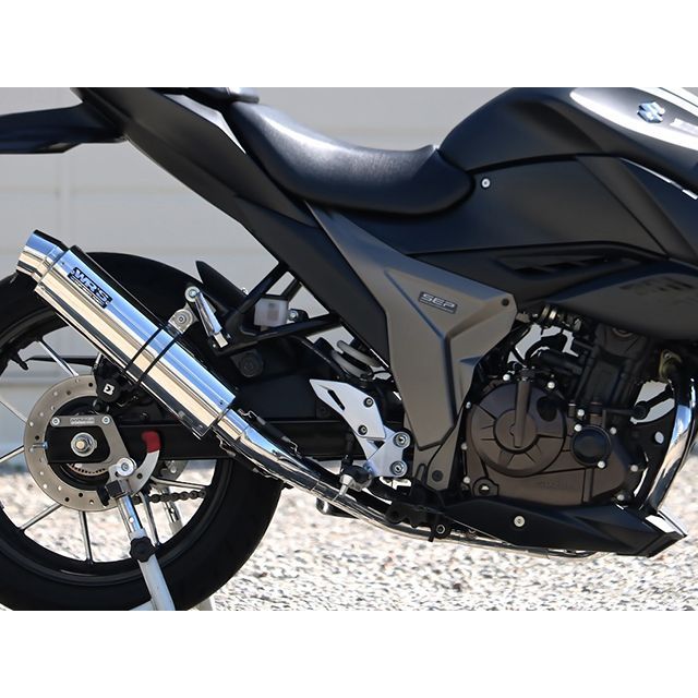ダブルアールズ JMCA フルエキゾースト ラウンド・ステンレスサイレンサー ジクサーSF250 LA3255JM
