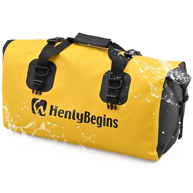 ヘンリービギンズ DH-772 防水シートバッグ40L（イエロー） 48390