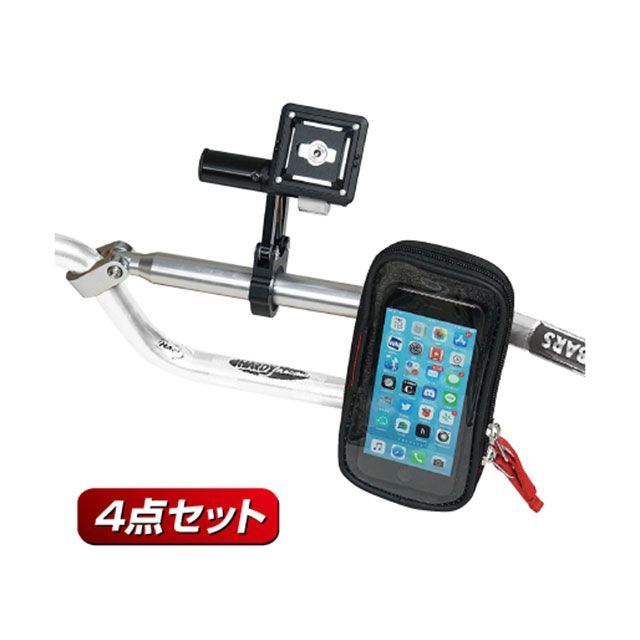 ハーディ モバイルマウントセット スペシャル＆ブレースタイプ 汎用 カラー ゴールド HH022MS-B-GD