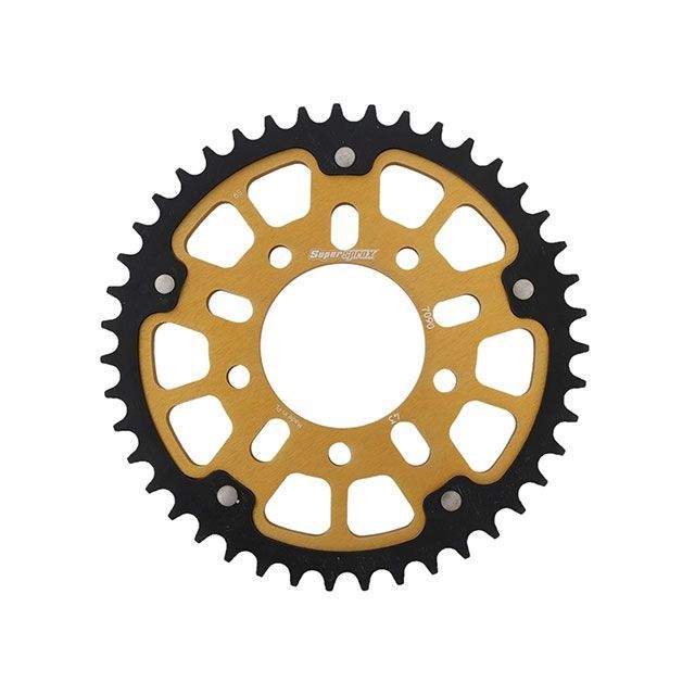スーパースプロックス リア スプロケット（ステルス）7090-43T（ゴールド） 社外ホイール対応：MARCHESINI（TYPE-A）、OZ、BST、ROTOBOX、ENKEI RST-7090:43-GLD