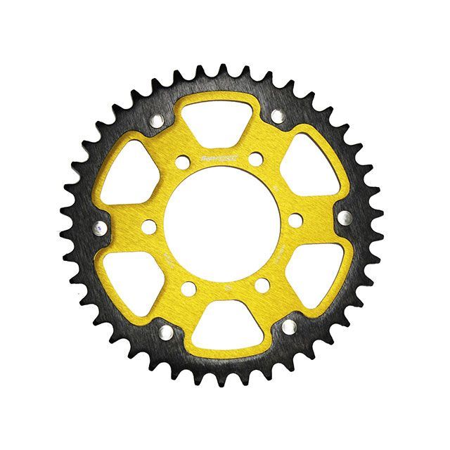 スーパースプロックス リア スプロケット(ステルス)7094-42T(ゴールド) 社外ホイール対応:JB-MAGTAN、GALESPEED、LAVORANTE、MARVIC、DUOMO RST-7094:42-GLD|モトメガネ 店