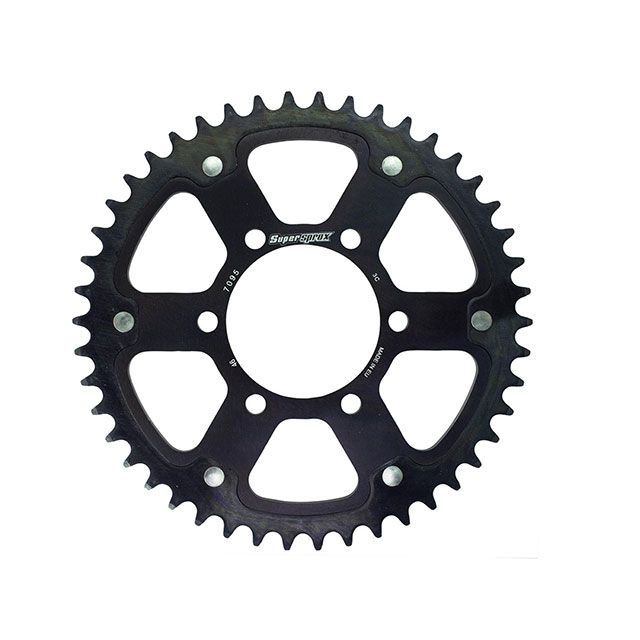 スーパースプロックス リア スプロケット(ステルス)7095-46T(ブラック) 社外ホイール対応:JB-MAGTAN、GALESPEED、LAVORANTE、MARVIC、DUOMO RST-7095:46-BLK|モトメガネ 店