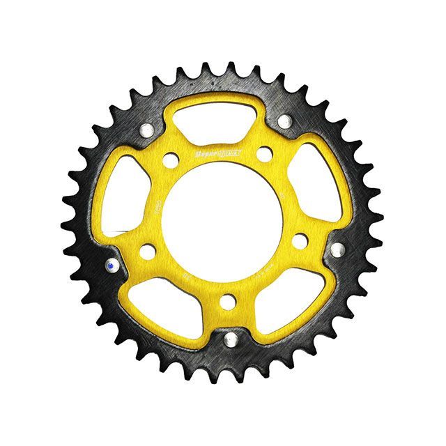 スーパースプロックス リア スプロケット(ステルス)7090-38T(ゴールド) 社外ホイール対応:MARCHESINI(TYPE-A)、OZ、BST、ROTOBOX、ENKEI RST-7090:38-GLD|モトメガネ 店