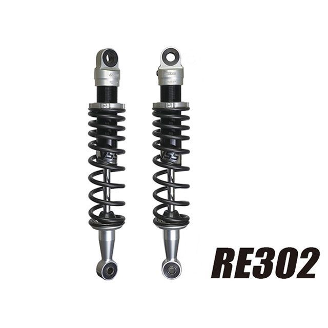 YSS リアサスペンション ツインショック RE302/2本セット(シルバー×クロームメッキ) 116-1409904|モトメガネ 店