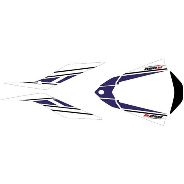 【メーカー直送】エムディーエフ YZF-R25(2019~)グラフィックキット ストロボモデル(車体色ブルー用ブルー) YZF-R25 タイプ リアフェンダーパーツ M19R25-D-SBU-RF