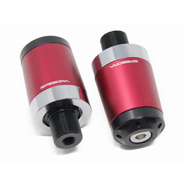 SPEEDRA ヘビーウェイトハンドルバーエンド スポーツスターS RH975/S ナイトスター/S RH1250S スポーツスターS カラー マットレッド AHBEHD01MRD