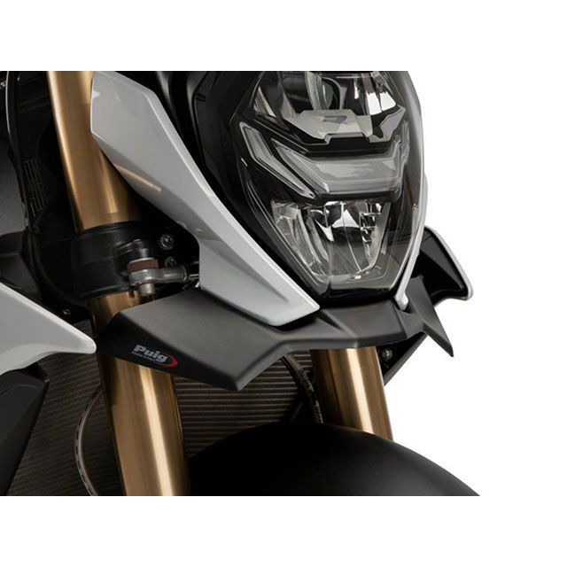 プーチ フロントダウンフォースネイキッドスポイラー(ブラック) M1000R S1000R 21135J|モトメガネ 店