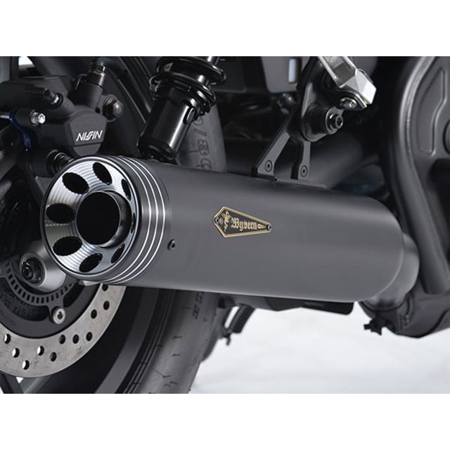 アールズギア ワイバンクラシックスリップオン（ブラックエディション） Rebel 500 MH56-03CB