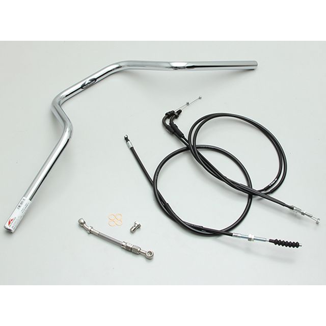 ハリケーン ヨーロピアン4型 ハンドルSET(クロームメッキ) GB350 H041-073C|モトメガネ 店