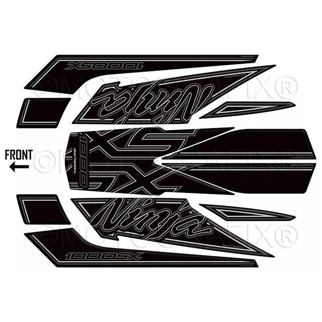 モトグラフィックス ボディパッド リアパッド Ninja1000SX MT-RK022KS｜モトメガネ 店