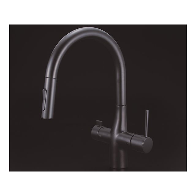 ケーブイケー KM6081SCVECM5 グースカラー ビルトイン浄水（マットブラック） KM6081SCVECM5 79,313円