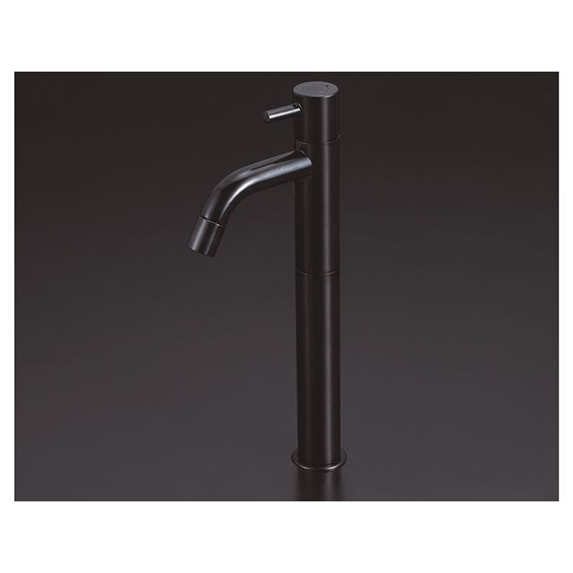 ケーブイケー LFK612X-187BK陶器カラー水栓（黒メッキ） LFK612X-187BK