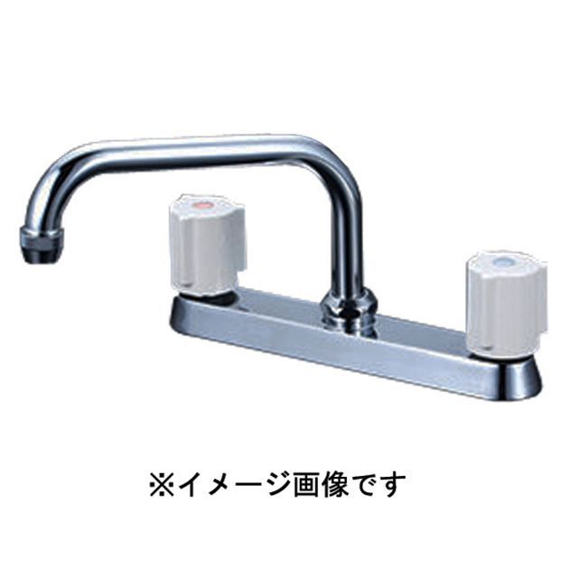 ケーブイケー KM8GNR22 ハンドル混合栓 204mm 240P付 KM8GNR2