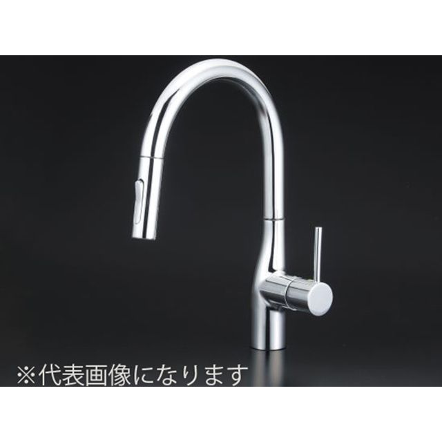 ケーブイケー KM6061ZECHS シングルシャワー混合栓 撥水 KM6061ZECHS