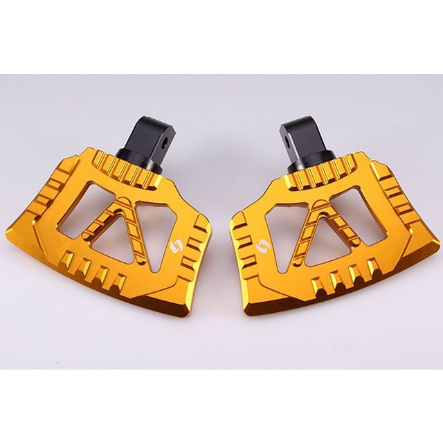 SPEEDRA アルミ削り出し パッセンジャーミニフットボード カラー ゴールド AHDFP08GD