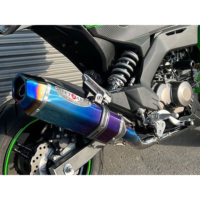 ビートジャパン NASSERT Evo Mini TI/BL Z125 PRO（ブルーチタンサイレンサー） Z125 PRO 0255-KD5-BL