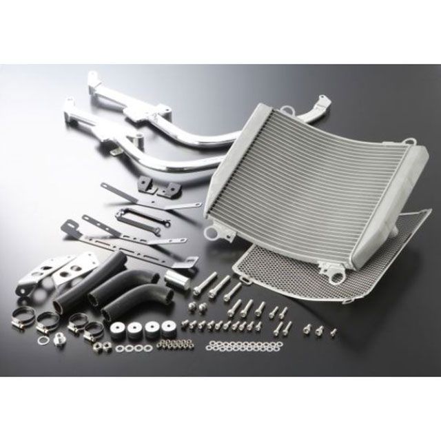 アクティブ ビッグラジエーターキットリペア コアASSY（コアガード付き）/（シルバー） ZRX1100 ZRX1200R 5050007｜モトメガネ 店