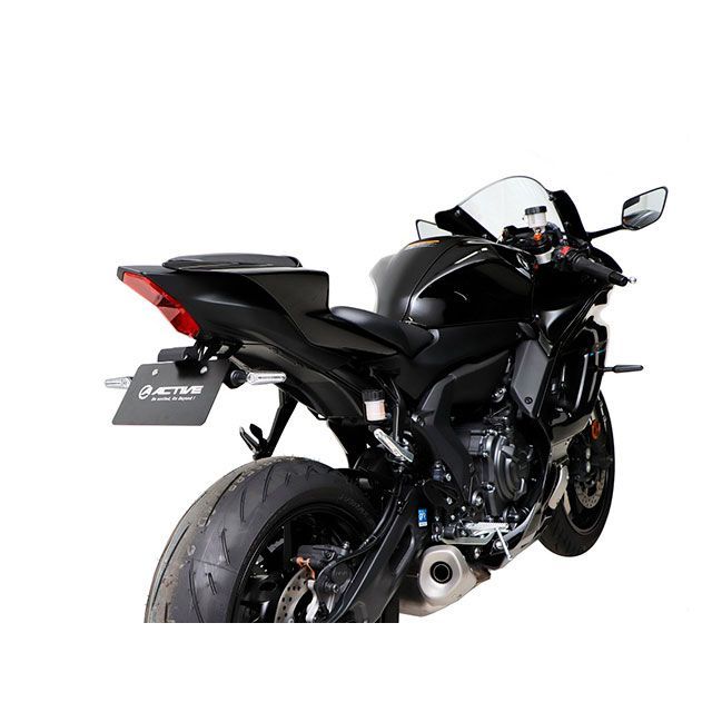 アクティブ フェンダーレスキット(ブラック)LEDナンバー灯付き YZF-R7 1153071|モトメガネ 店