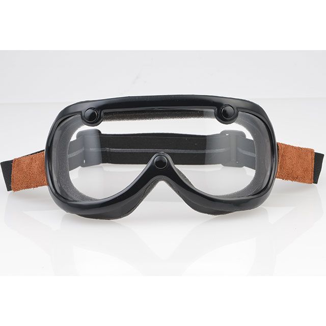 グリーサースタイル 60&rsquo;s VINTAGE GOGGLE LEATHER MODEL（ブラック/ブリックレザー） AGS007-3｜モトメガネ 店