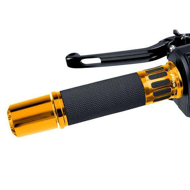 プーチ HI-TECH RACINGグリップ 119mm（ゴールド） 汎用 5879O｜モトメガネ 店