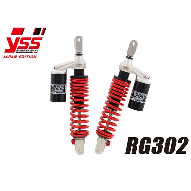 YSS リアサスペンション ツインショック RG302【2本セット】 カラー シルバー×クロームメッキ 116-51423604