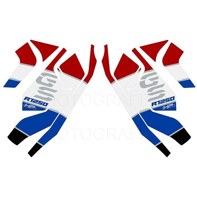 モトグラフィックス ボディパッド Number Board Decal Protector R1250GS Adventure（HP/Rallye Edition） MT-BRG003HP｜モトメガネ 店