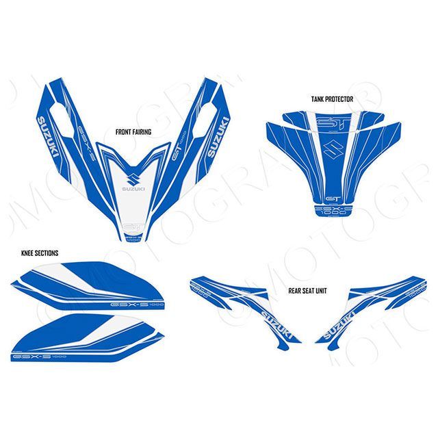 モトグラフィックス ボディパッド フルキット GSX-S1000GT MT-SUZGSXS1000GTBW｜モトメガネ 店