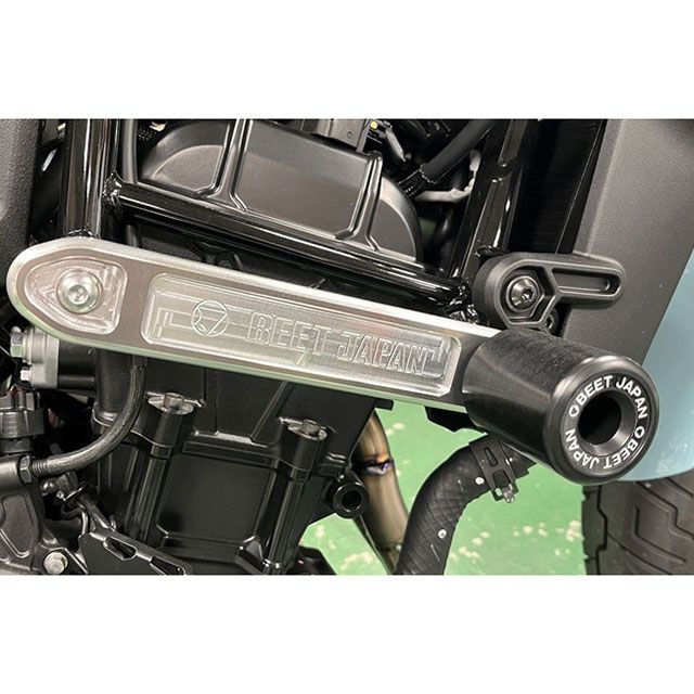 ビートジャパン マシンプロテクターSET エリミネーター400 24-（シルバー/ブラック） エリミネーター400 0618-KI4-00