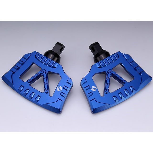 SPEEDRA アルミ削り出し パッセンジャーミニフットボード FLHX ストリートグライド FLTRX ロードグライド カラー ブルー AHDFP12BE