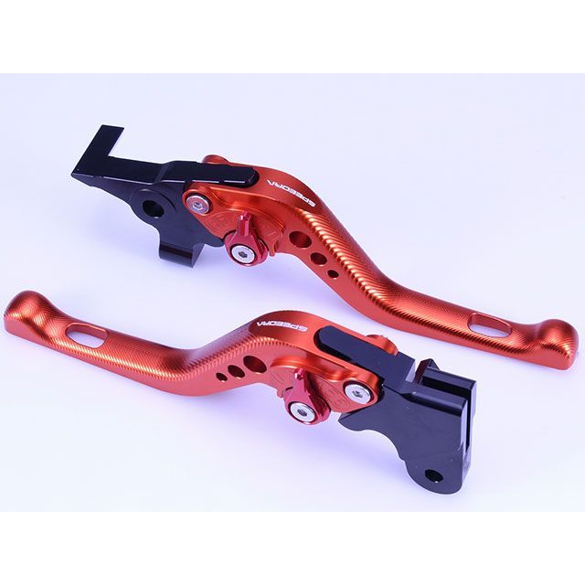 SPEEDRA アジャストレバー 3Dショート レバー本体カラー オレンジ アジャスター レッド LVFGHD02OE-RD