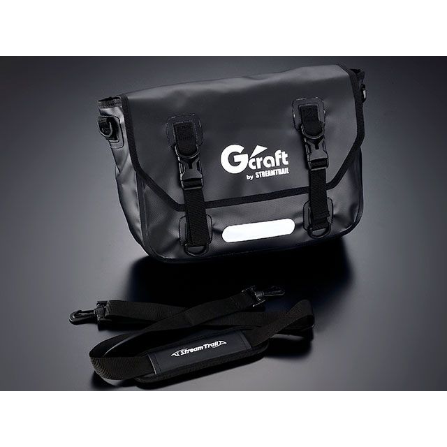 Gクラフト Gcraft&times;STREAM TRAIL サドルバッグ（ブラック） 汎用 39439｜モトメガネ 店