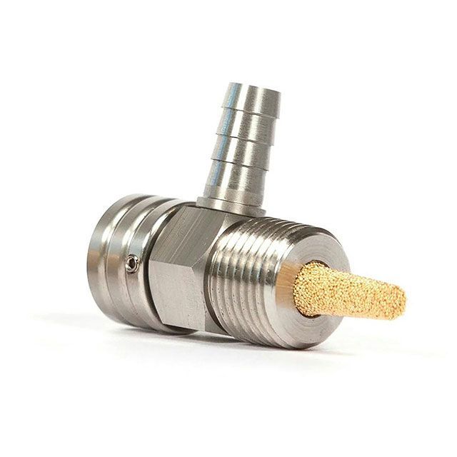 Prism Supply Prism Supply ペットコック 90°3/8 NPT ステンレス コック取り付け口が3/8-NPTサイズのガスタンク各種 ・034895|モトメガネ 店