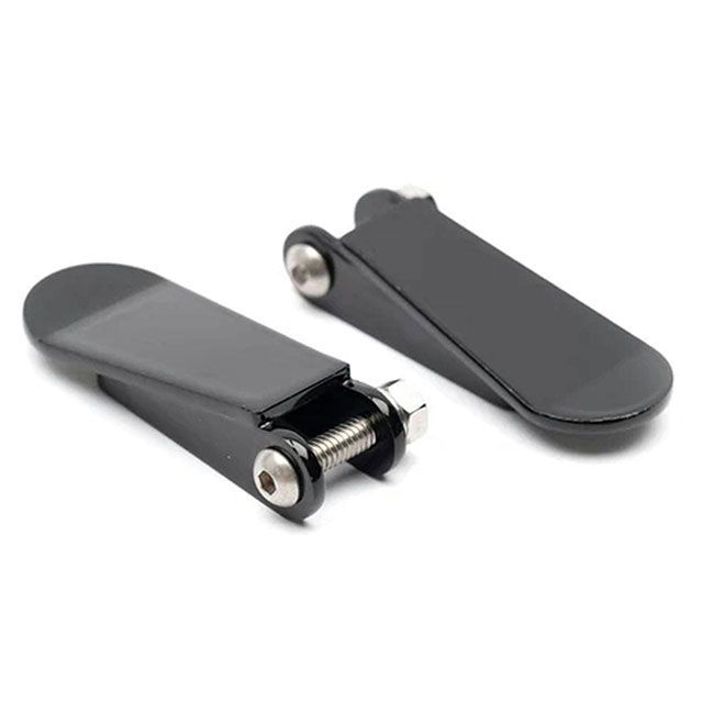 Prism Supply Prism Supply ミニスプーンフットペグ（グロスブラック） 取り付け部が直径5/8インチ ・034941