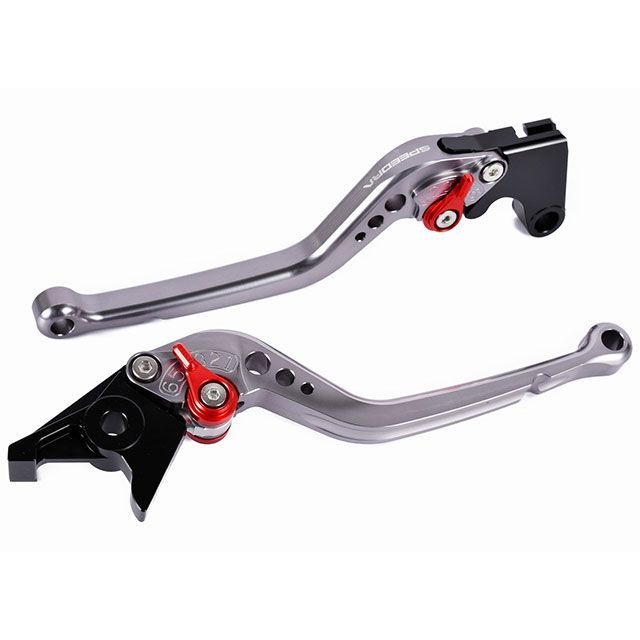 SPEEDRA アジャストレバー スタンダードロング（レバー本体：チタン） CB750 HORNET アジャスター ブルー LVBG090TM-BE｜モトメガネ 店